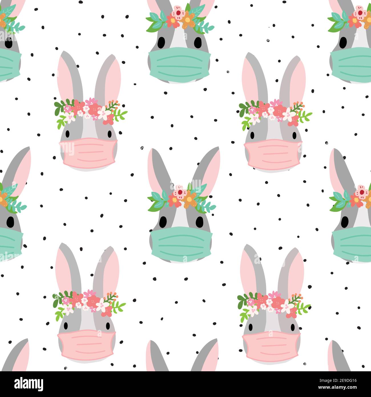 Cute Cow Seamless Background Repeating Pattern, Wallpaper