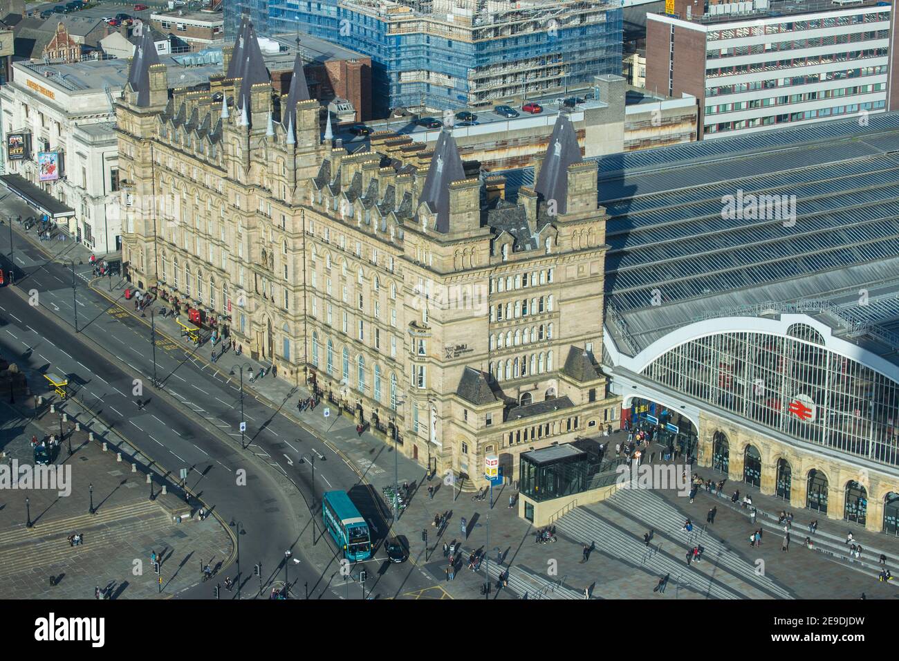 United Kingdom, England, Merseyside, Liverpool, Liverpool Lime St Railway Station Stock Photo