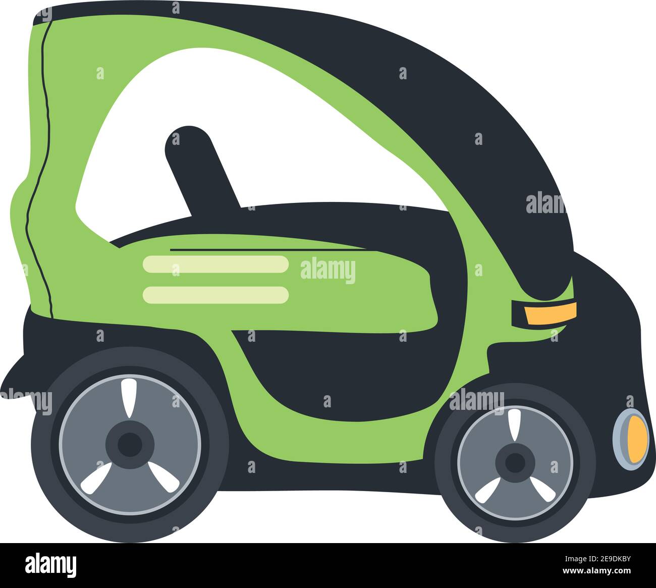 electric car compact vehicle alternative transport vector illustration Stock Vector Image & Art