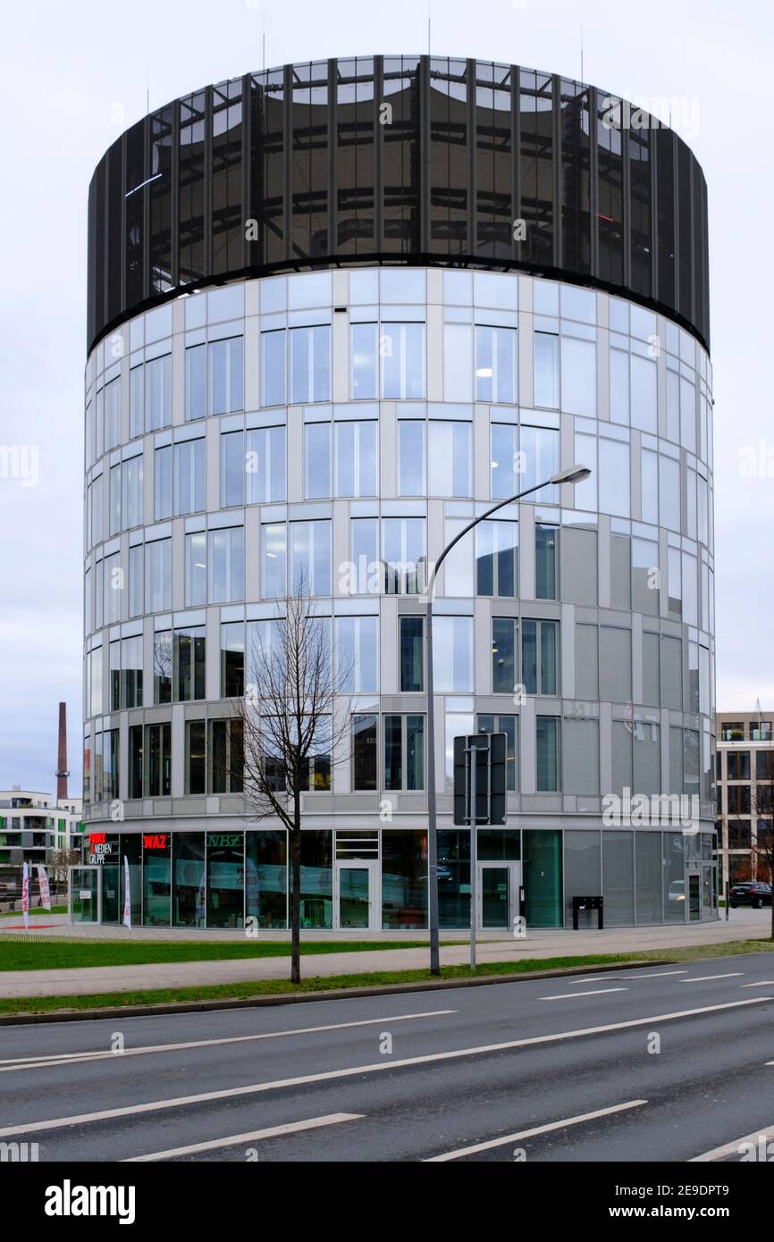 Media Tower, Essen, Ruhr Area, North Rhine-Westphalia, Germany, Europe Stock Photo