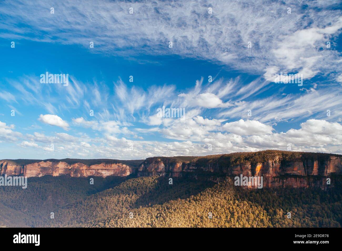 Blue mountains valley hi-res stock photography and images - Alamy