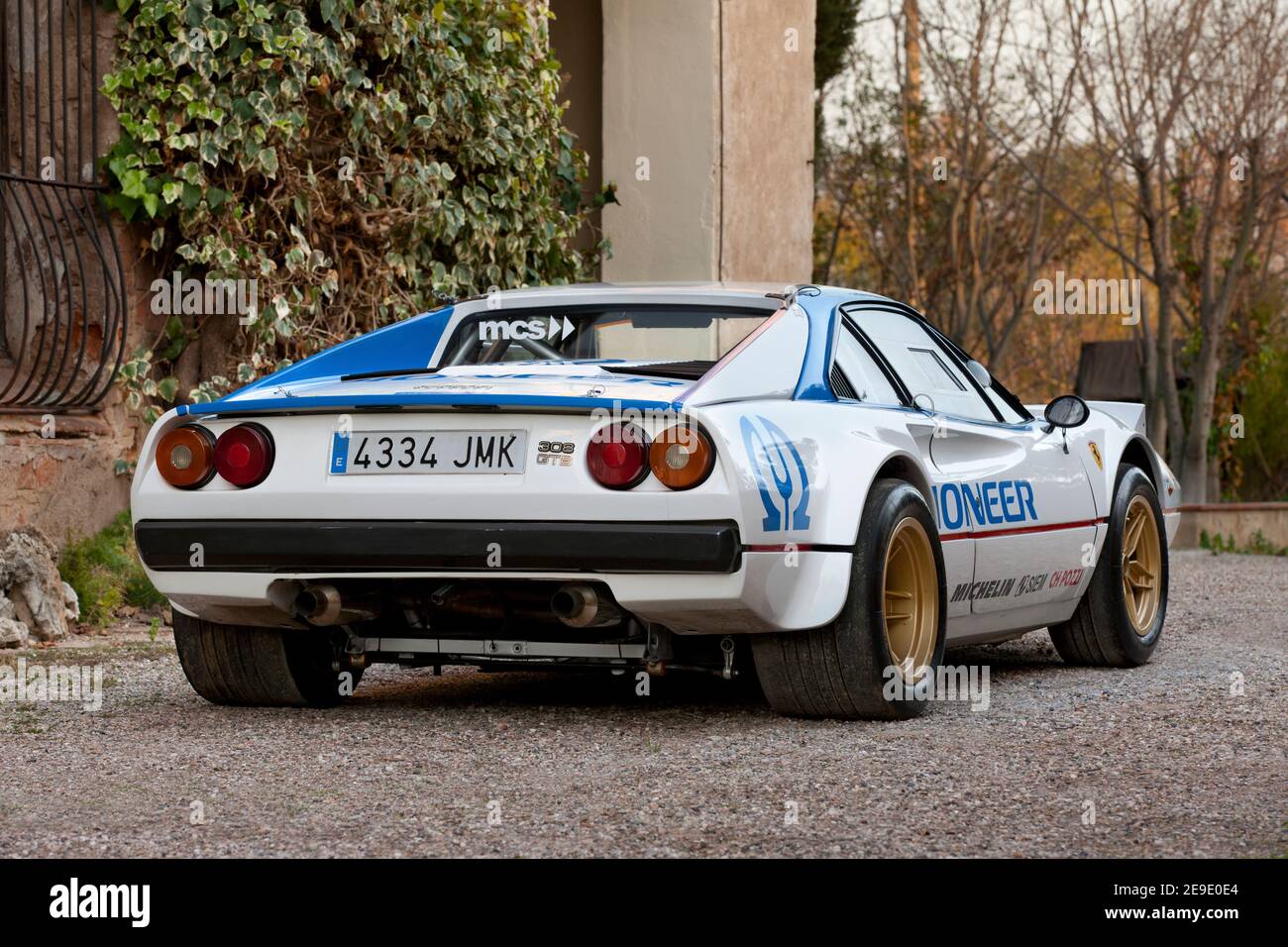 Ferrari 308GTB GR 4 Rally Car Stock Photo