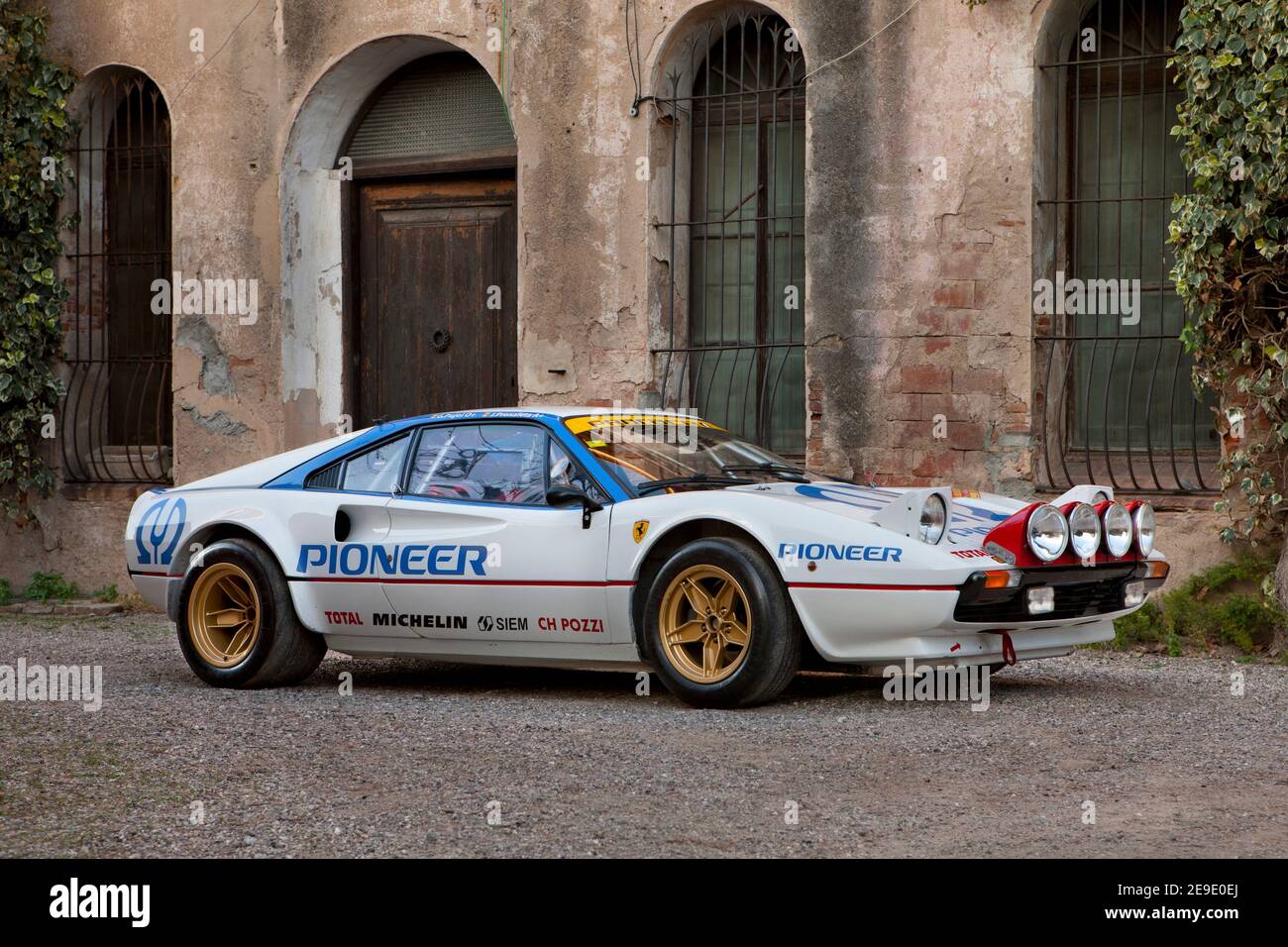 Ferrari 308GTB GR 4 Rally Car Stock Photo