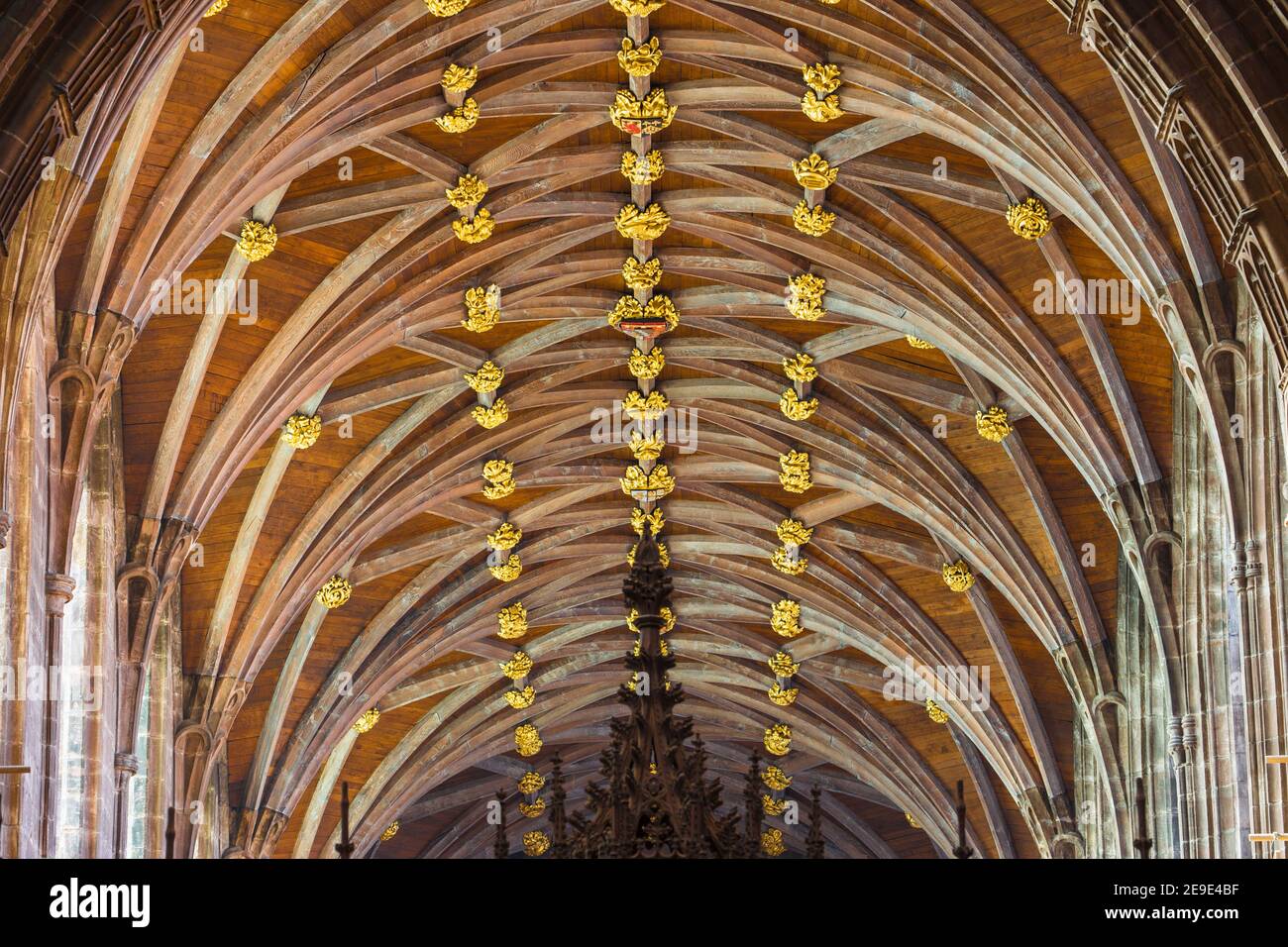 United Kingdom, England, Cheshire, Chester, Chester Cathedral Stock Photo