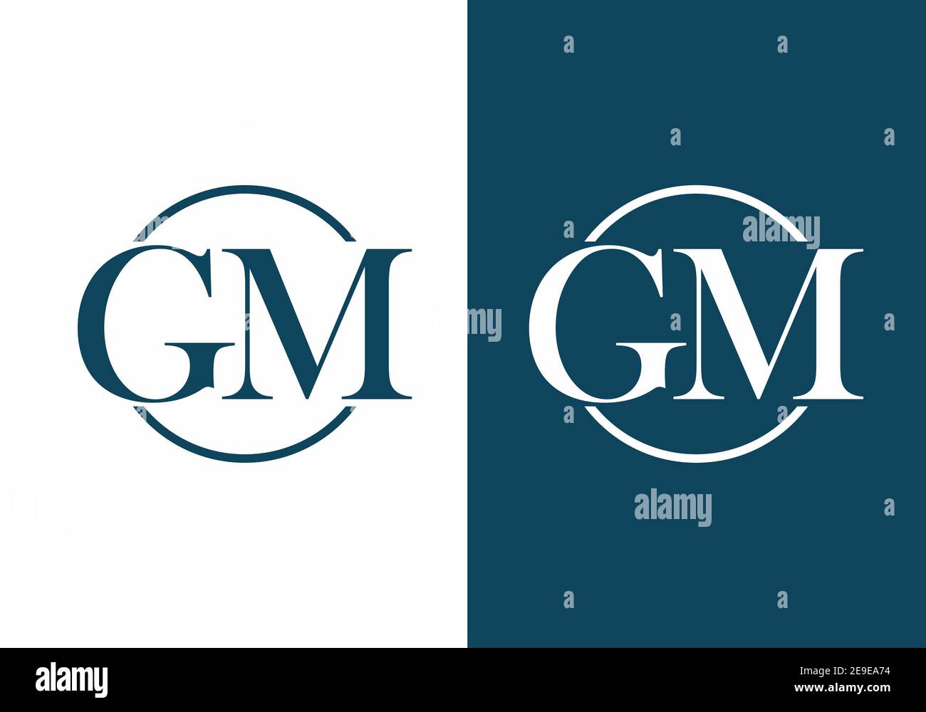 GM Logo Initial Letter Monogram with abstrac circle shape design template  isolated in white background Stock Vector Image & Art - Alamy