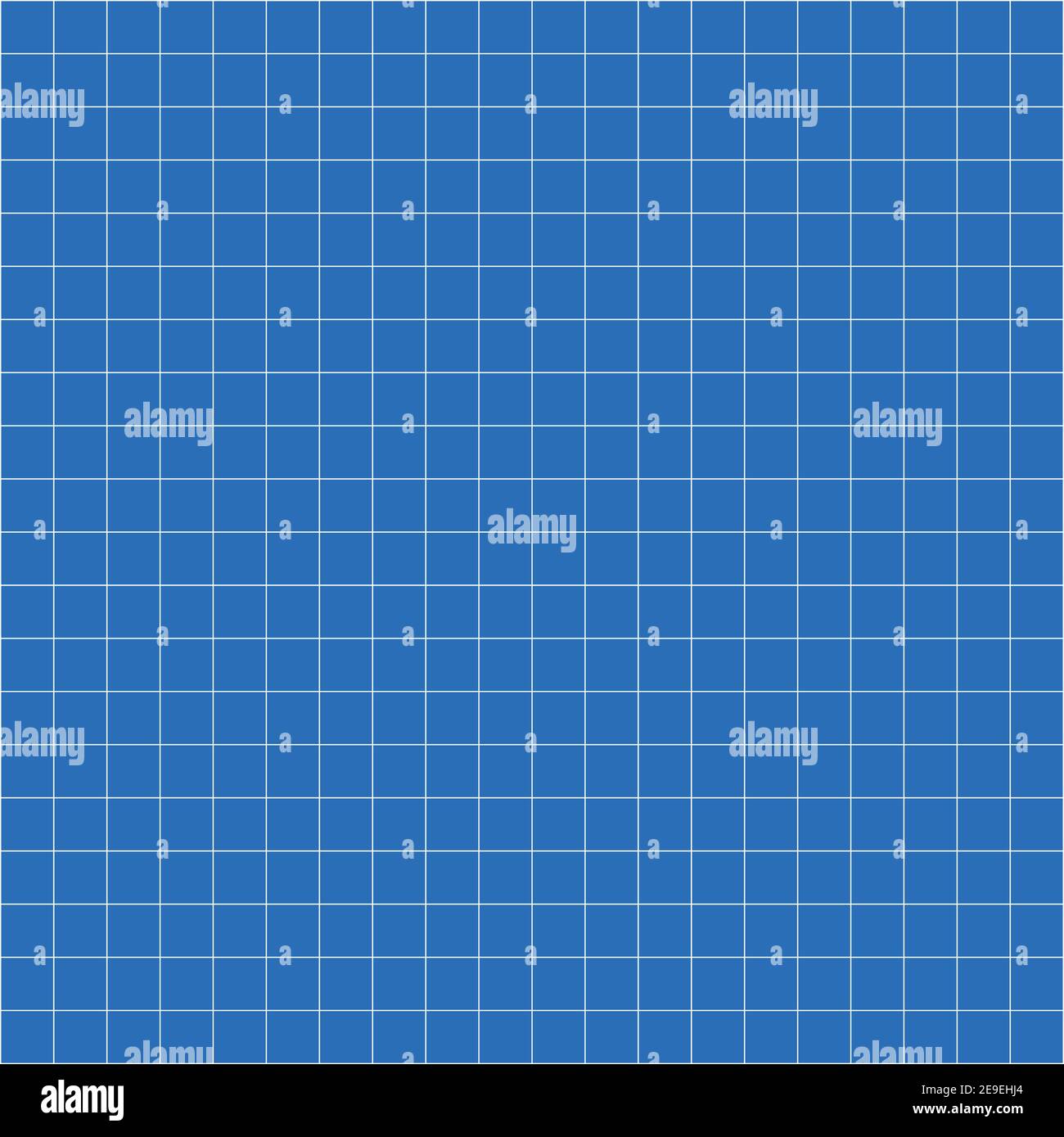 Blueprint With Office Supplies Graph Paper High-Res Vector Graphic