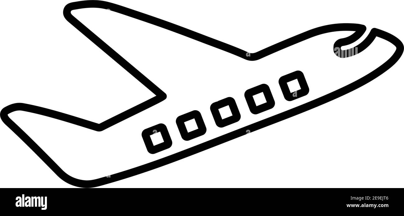 Departure, airplane launch, take off icon Simple vector illustration