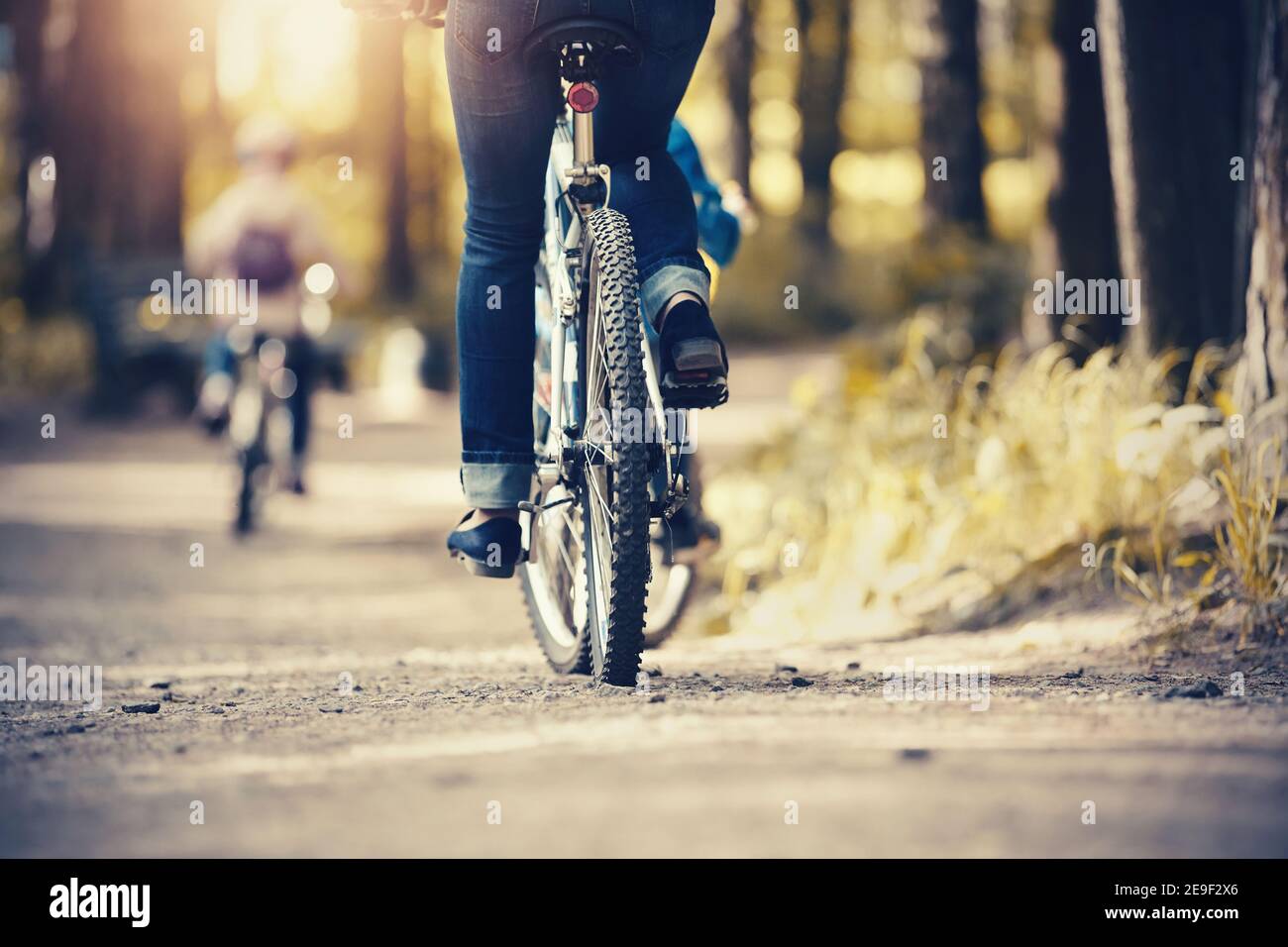 Sports bike ride in the Park. Outdoor activity Stock Photo - Alamy