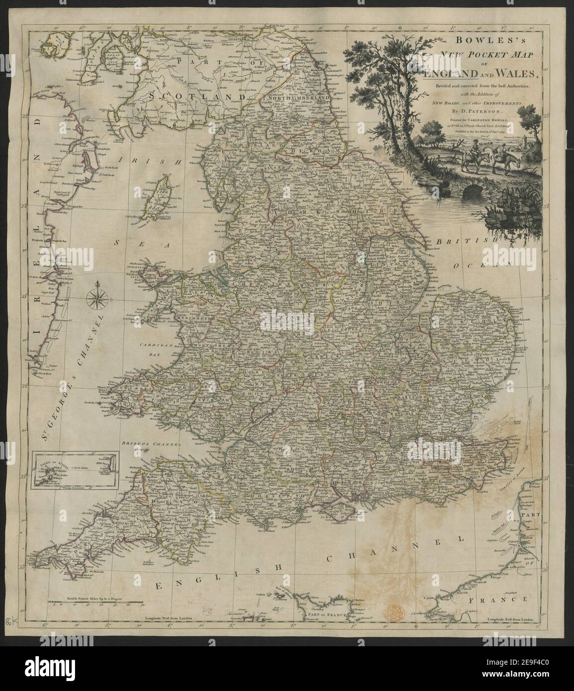 Copperplate Map London St Pauls High Resolution Stock Photography and ...