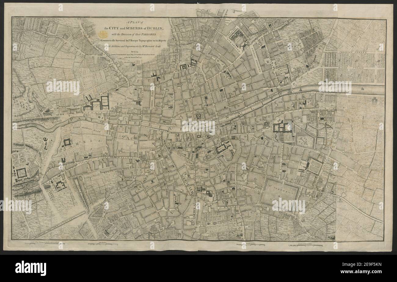 Map Of Dublin City And Suburbs A Plan Of The City And Suburbs Of Dublin, With The Divisions Of Their  Parishes Map Information: Title: A Plan Of The City And Suburbs Of Dublin,  With The Divisions Of Their