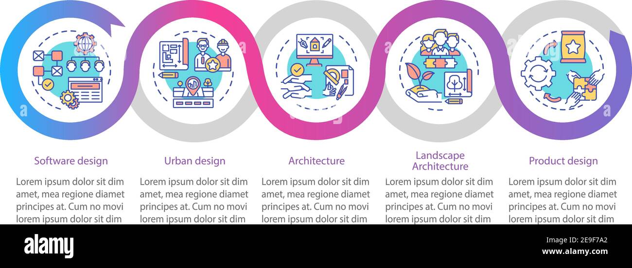 Codesign fields vector infographic template Stock Vector Image & Art