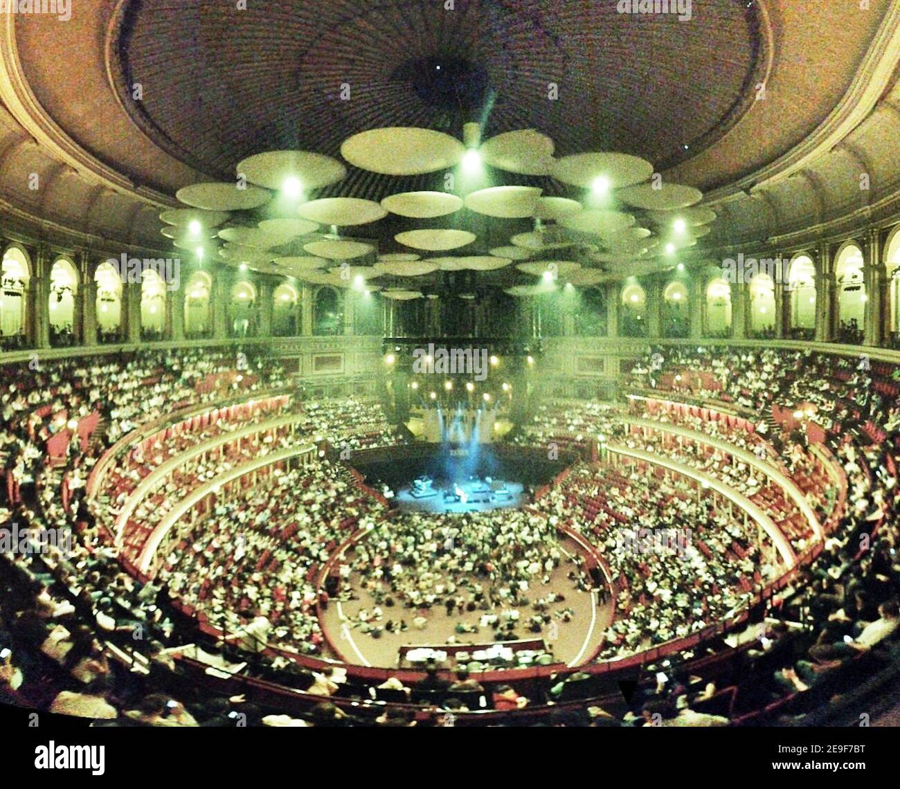 The Albert Hall: an image created with Photosynth and processed with the iPhone Stock Photo