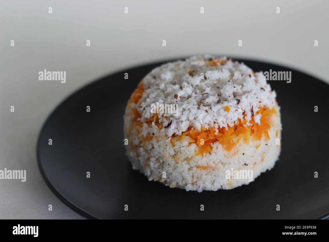 Carrot puttu. A variety of Kerala rice steam cake by adding shredded ...