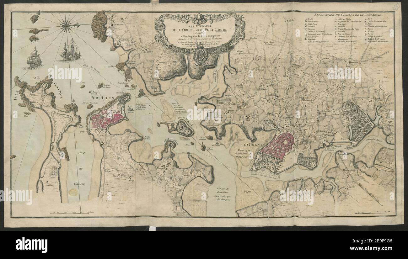 Lorient on a map hires stock photography and images Alamy