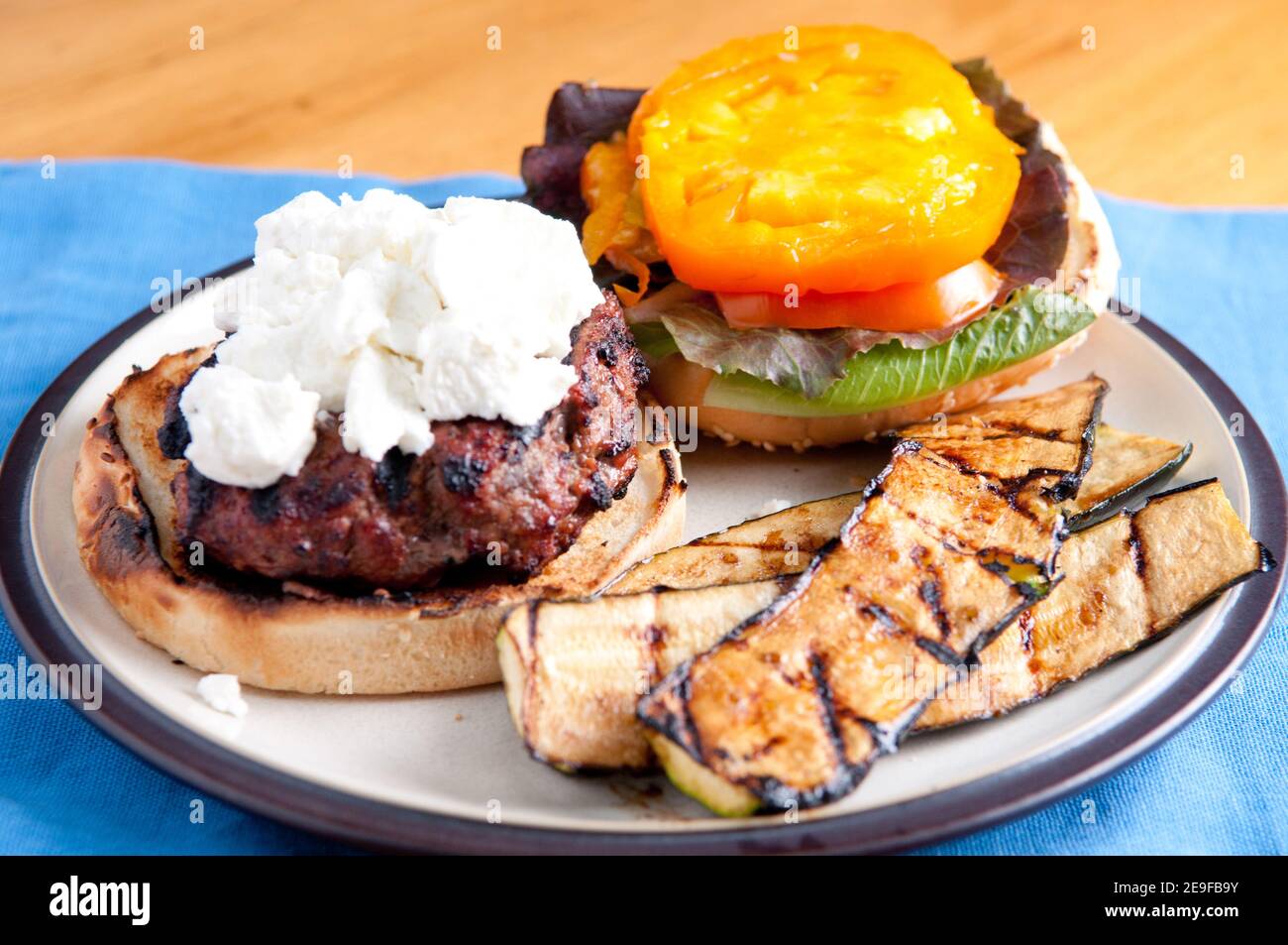 Goat cheeseburger hires stock photography and images Alamy