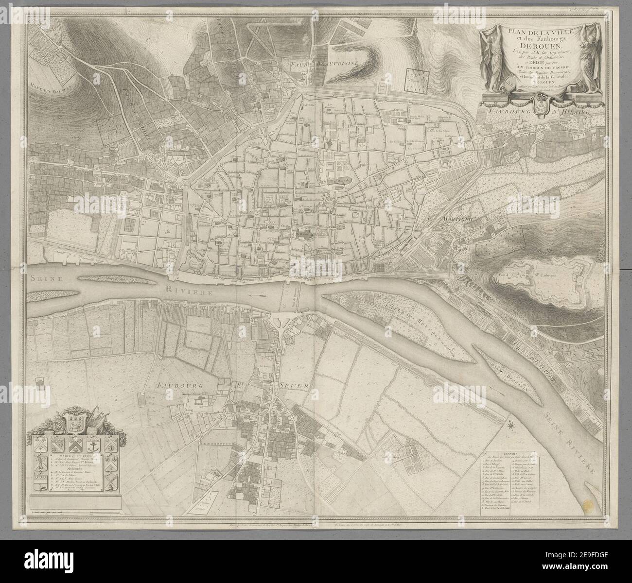 Plan Pittoresque de la Ville de Paris. Gravé