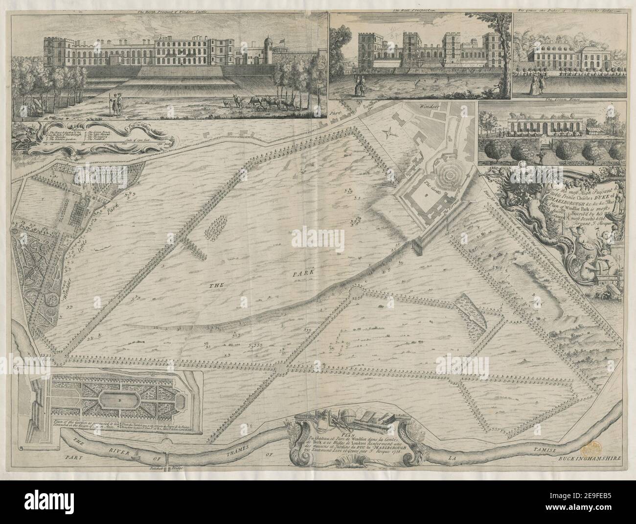 John rocque map hi-res stock photography and images - Alamy