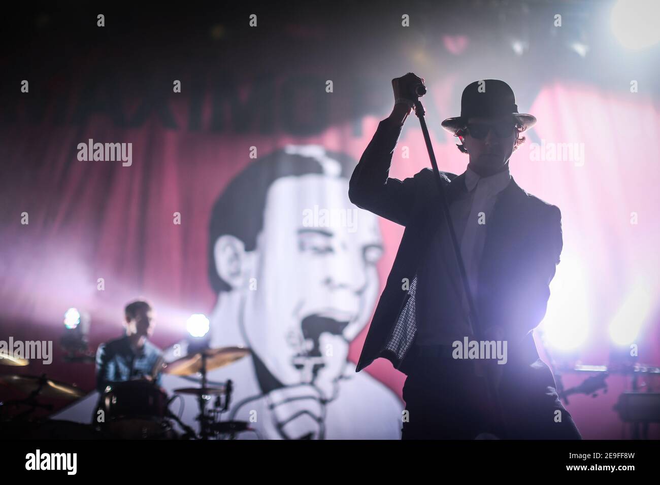 Paul Smith of Maximo Park live on stage at The Forum in London Stock Photo  - Alamy