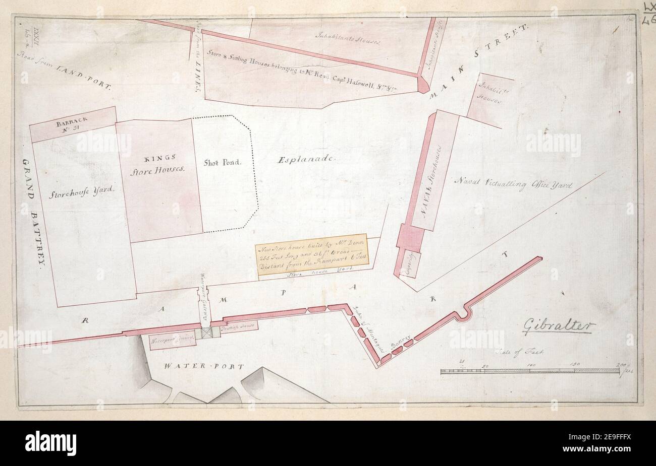 New Store house built by Mr. Denn 255 Feet Long and 36 ft. Broad Map information Title New Store house built by Mr. Denn 255 Feet Long and 36 ft. Broad