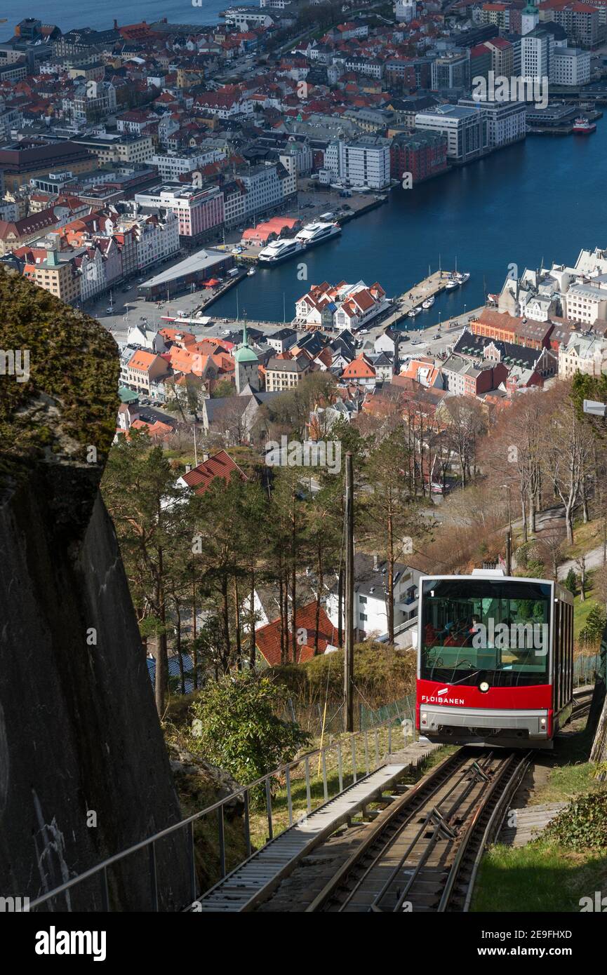 Fl ibanen Funicular Railway Bergen Norway Stock Photo Alamy fl-ibanen-funicular-railway-bergen-norway-stock-photo-alamy