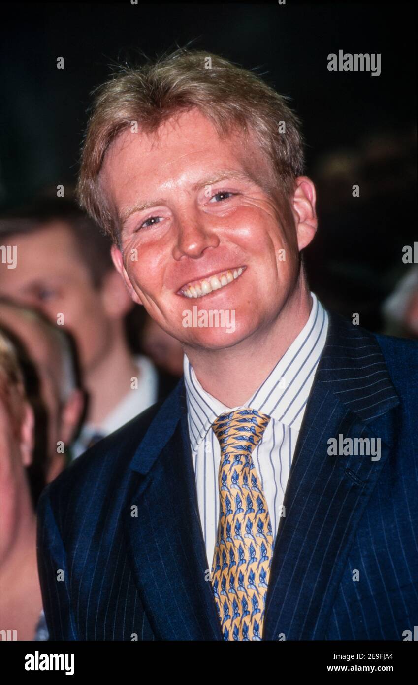 DIEREN, THE NETHERLANDS - APR 07, 1999: Prince Willem-Alexander son of the Dutch queen Beatrix at that time. Stock Photo