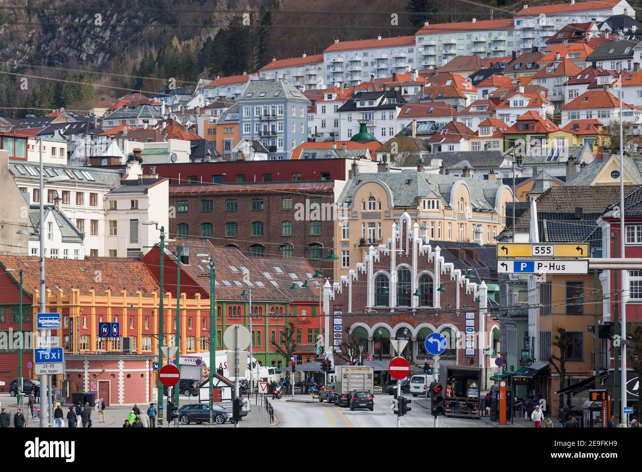 Torget, Bergen, Norway. Stock Photo
