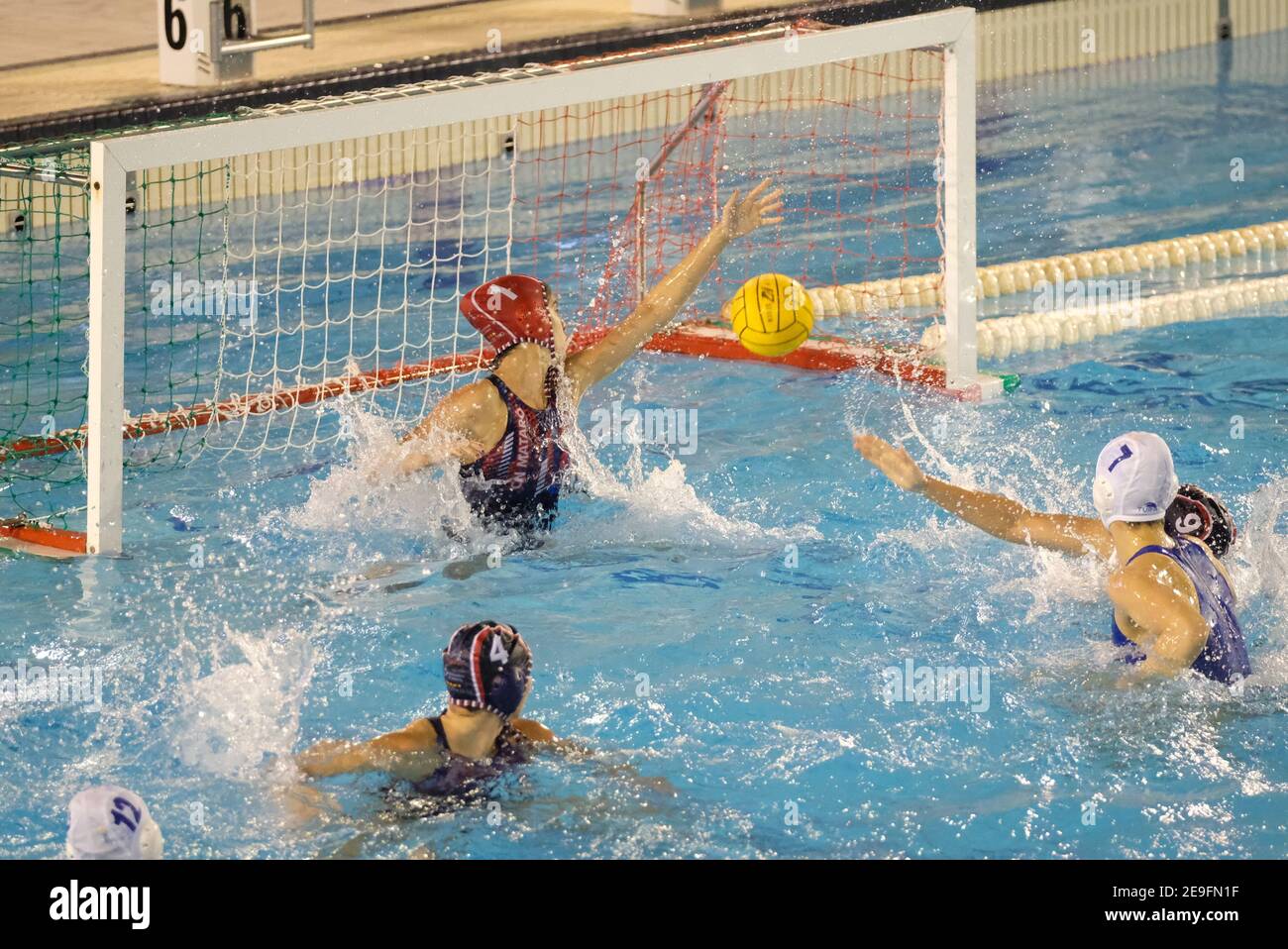 Maria Elena Sanchez Gonzales - CN Mataro during Kinef Surgutneftgas vs CN  Mataro, Waterpolo EuroLeague Women match