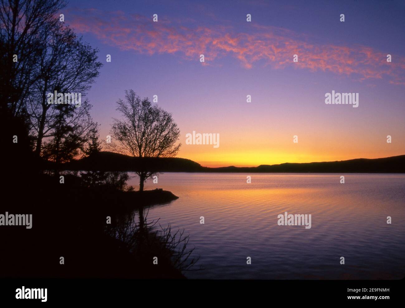 Otsego Lake in Cooperstown, New York Stock Photo