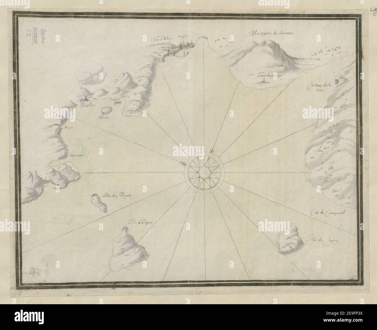 Naples map hires stock photography and images Alamy