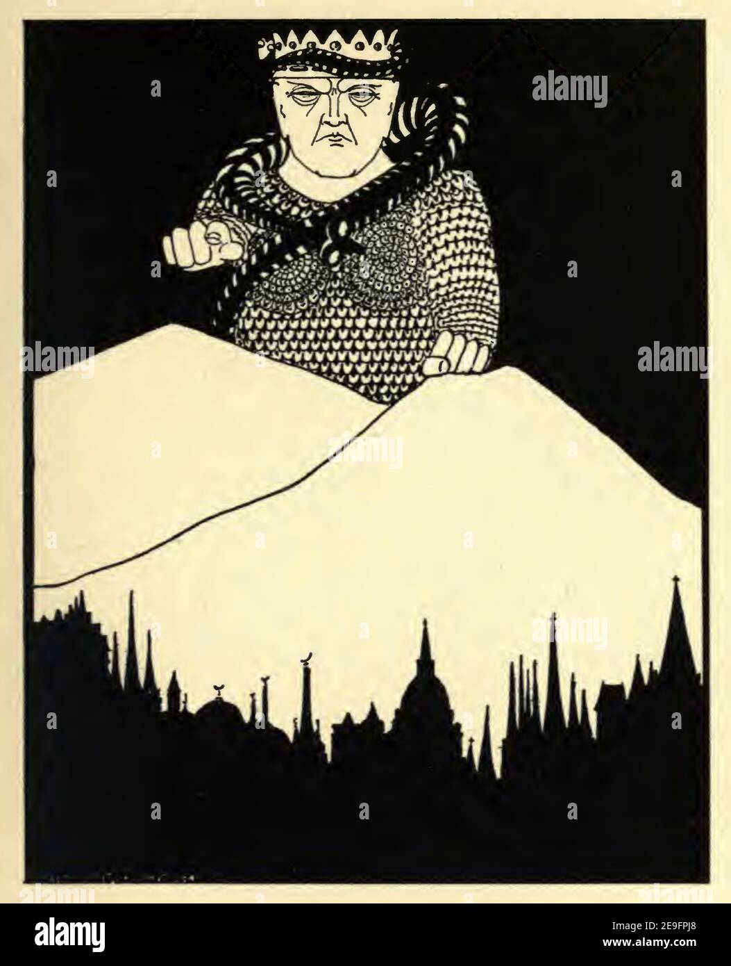 William Thoms Horton illustration entitled Manon from The Book of Images prefaced by W B Yeats Stock Photo
