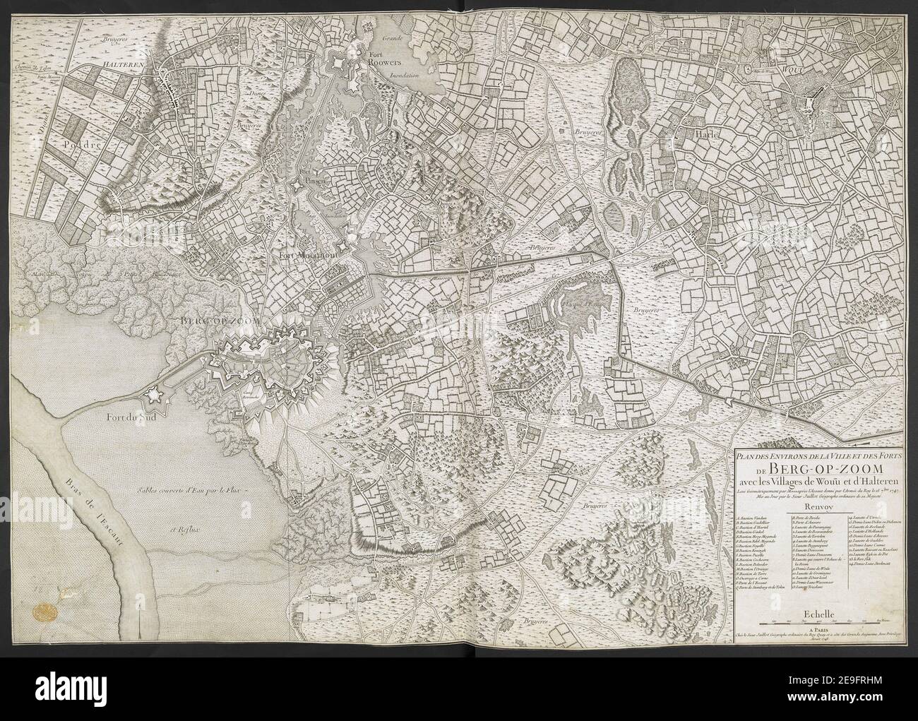 Plan de la ville de berg op zoom hi-res stock photography and images ...