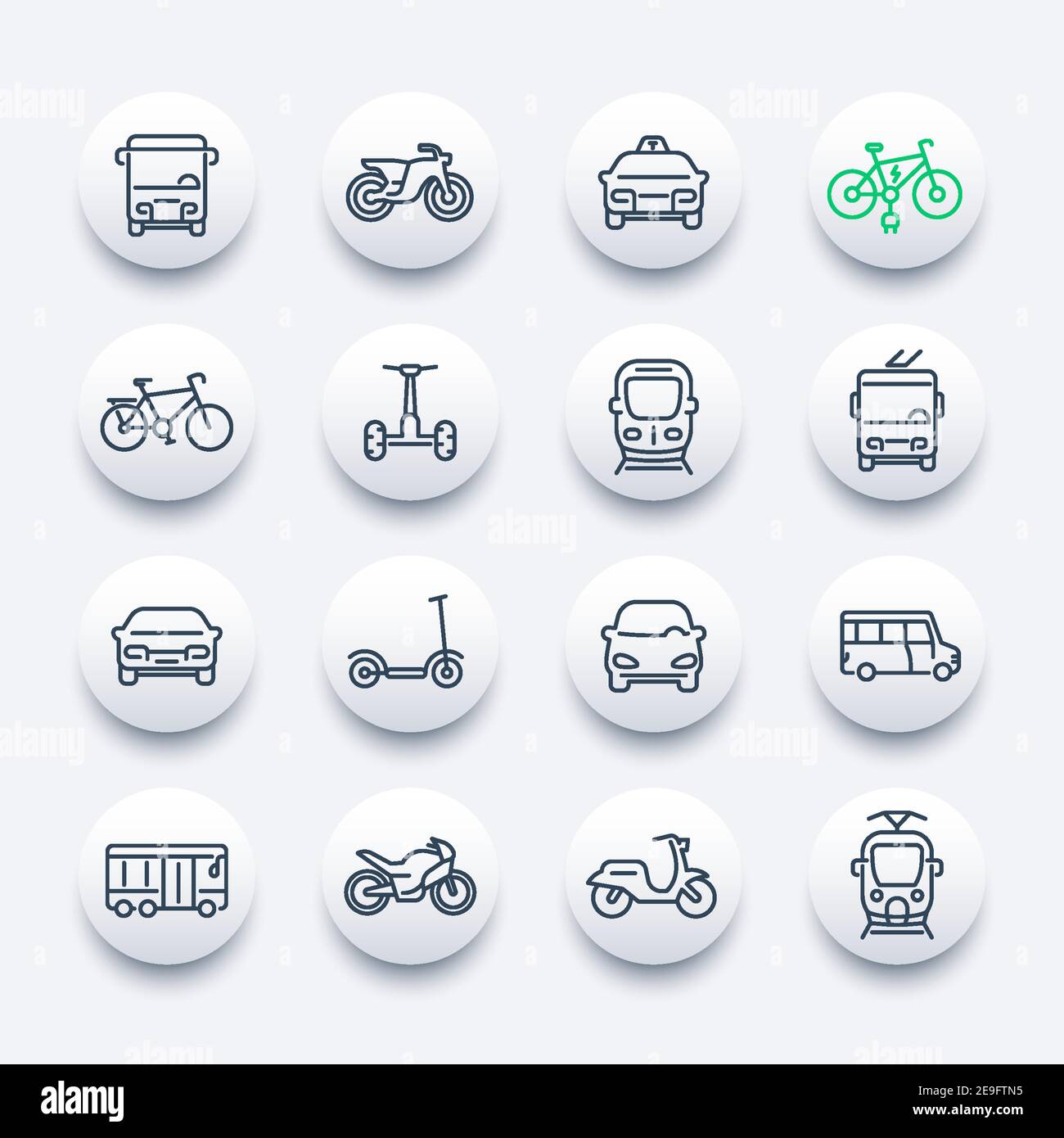 Bus taxi train Stock Vector Images - Alamy