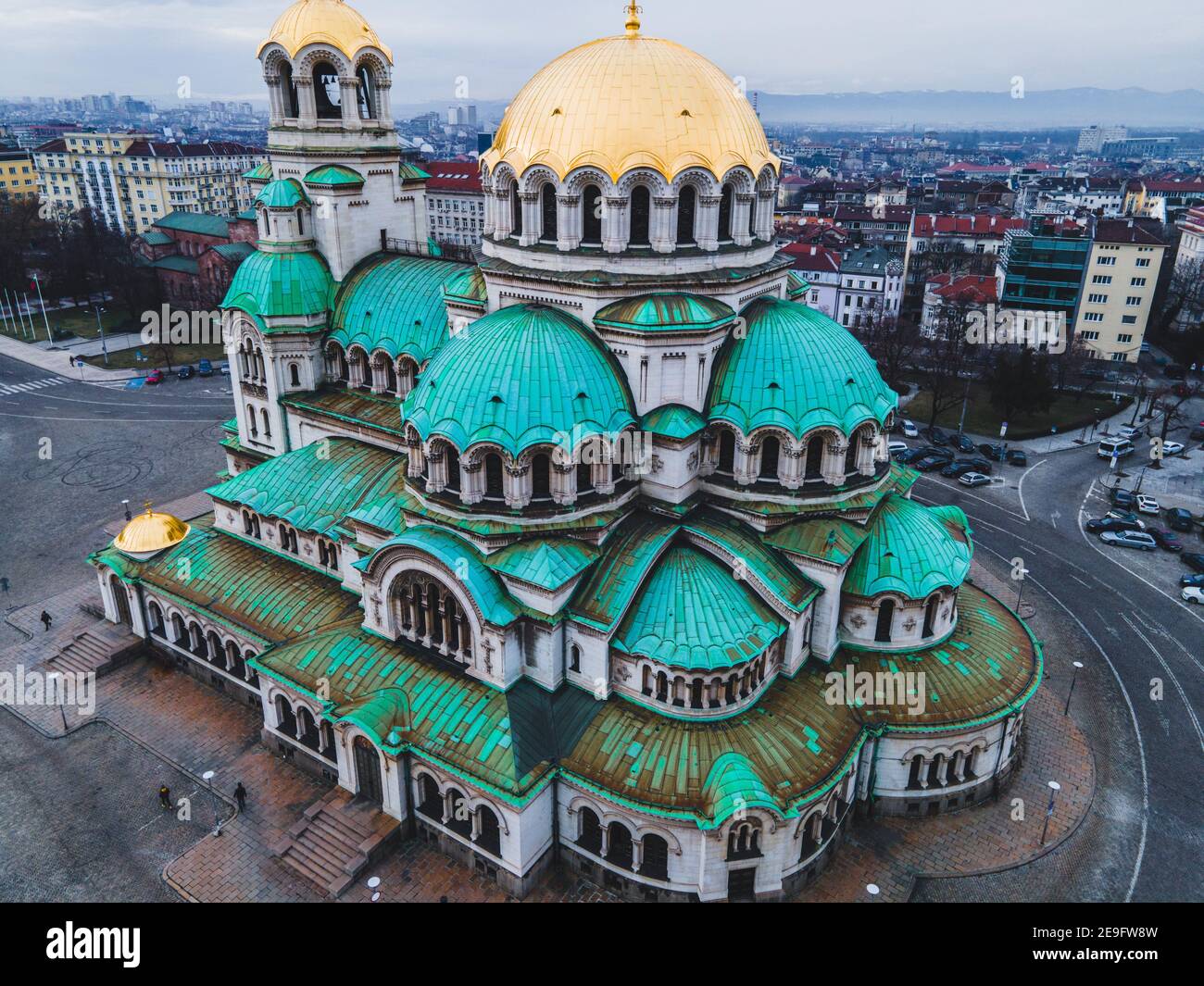 Alexander Nevsky Cathedral in the city of Sofia, Bulgaria Stock Photo