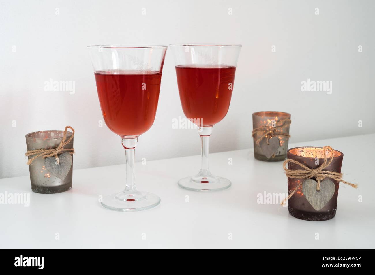 Red, white and rose wine in glasses, illustration - Stock Image - C039/6072  - Science Photo Library