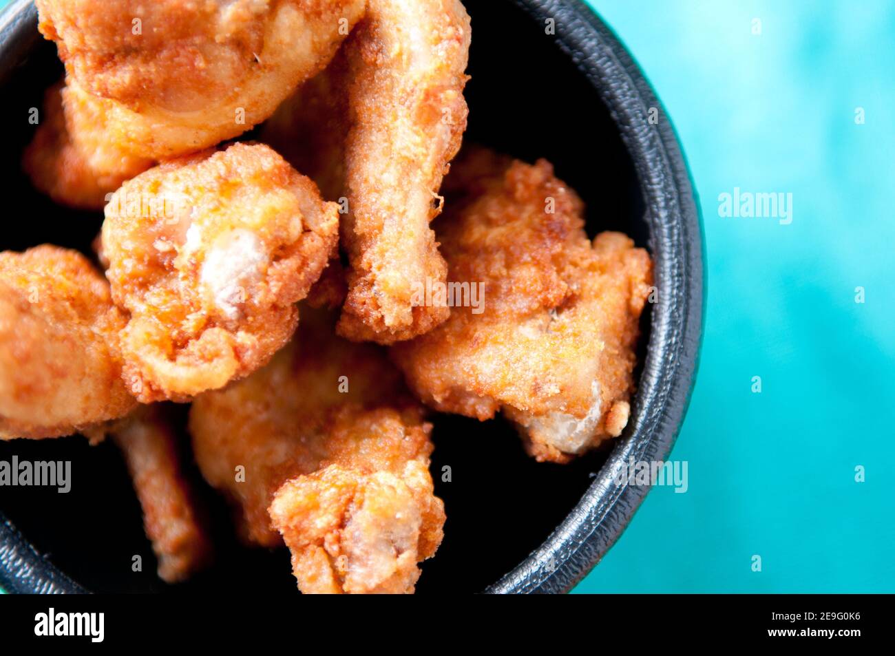 dry rub deep fried chicken wings Stock Photo Alamy