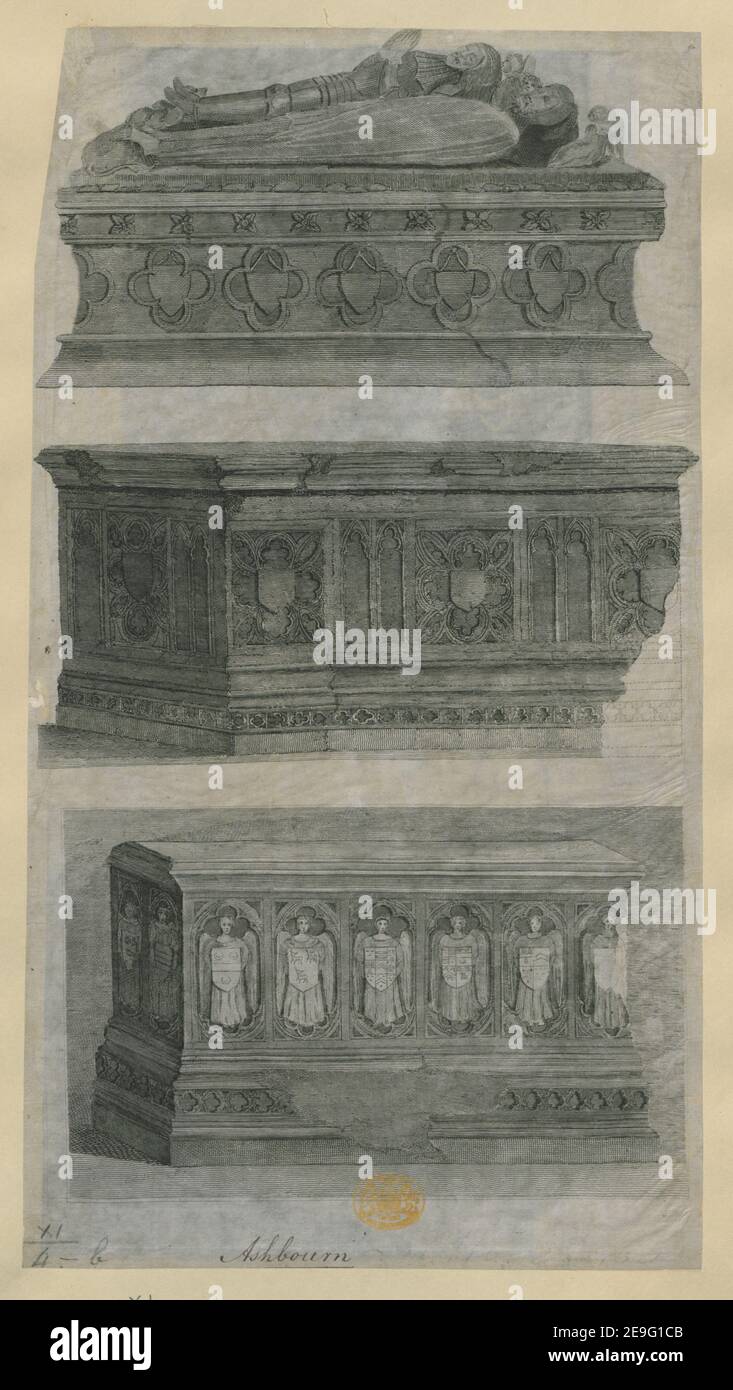 Ashbourn . Visual Material information:  Title: [Ashbourn]. 11.4.b. Place of publication: [London] Publisher: [unidentified publisher] Date of publication: [1730-1800 c.]  Item type: 1 print Medium: etching Dimensions: sheet 37.2 x 20.5 cm [trimmed within platemark]  Former owner: George III, King of Great Britain, 1738-1820 Stock Photo