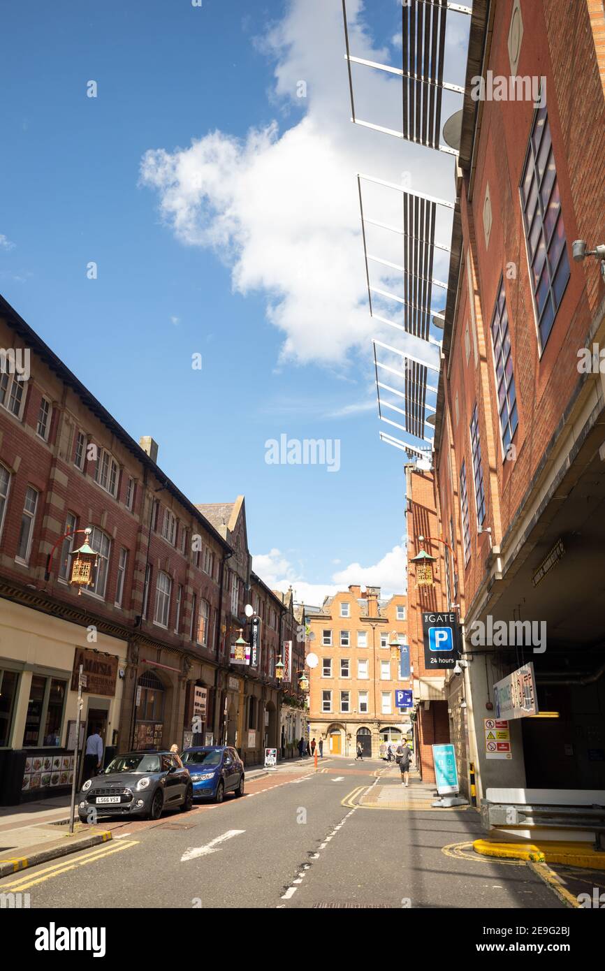 Newcastle upon Tyne UK 2nd Aug 2020 Stowell Street aka Chinatown