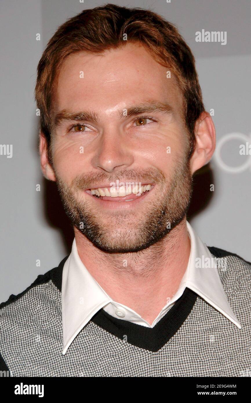 Actor Seann William Scott arrives at the afterparty for the Spring 2007 Calvin  Klein Collection For Women runway show September 14, 2006, at 7 World Trade  Center in New York City. Photo