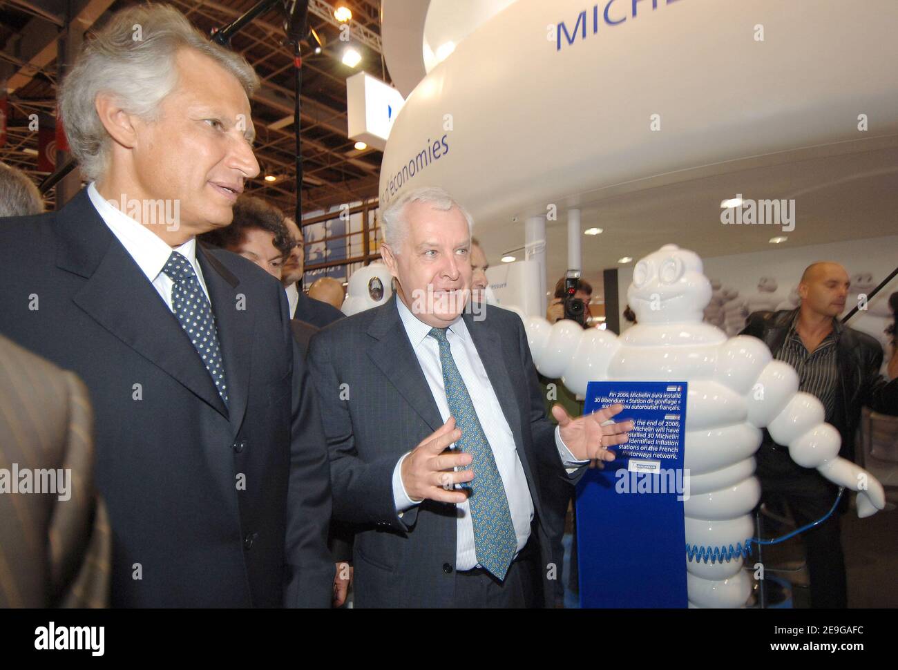 French Prime Minister Dominique de Villepin inaugurates the ...