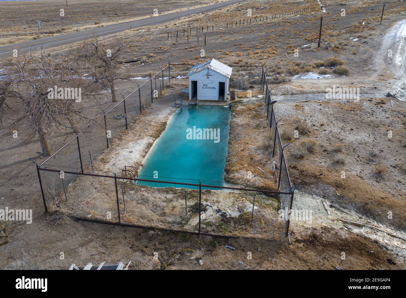 WARM SPRINGS, NEVADA, UNITED STATES Jan 31, 2021 The abandoned Warm