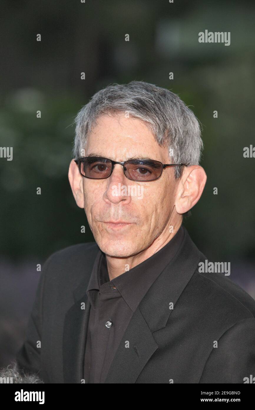 US actor Richard Belzer arrives at the party held at &lsquo;Rose des Vents