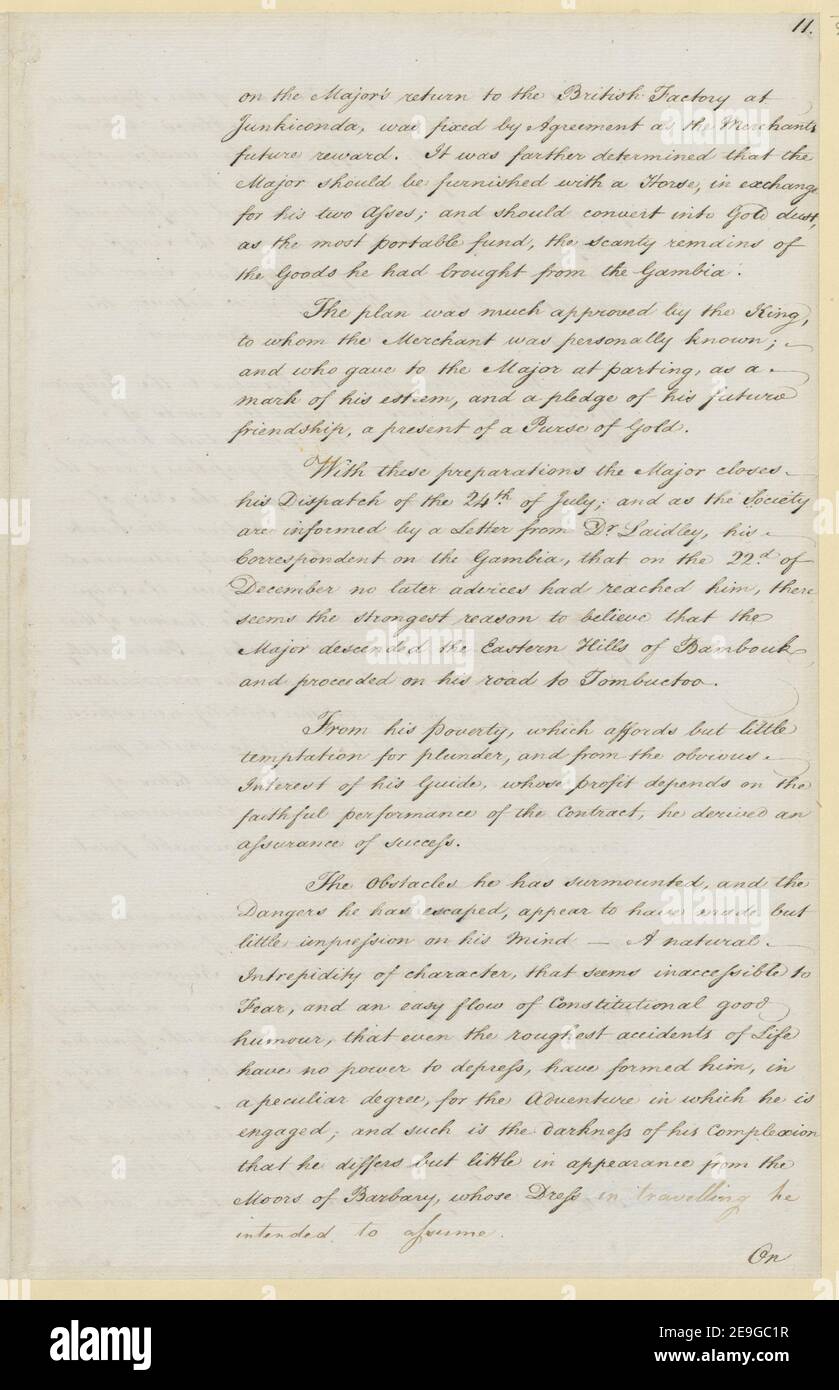 SKETCH of the Northern Part of AFRICA Author Rennell, J. 117.24.1.b-f.  Place of publication: [London] Publisher: Published according to Act of  Parliament by James Rennell, March 27.th 1790., Date of publication:  [between