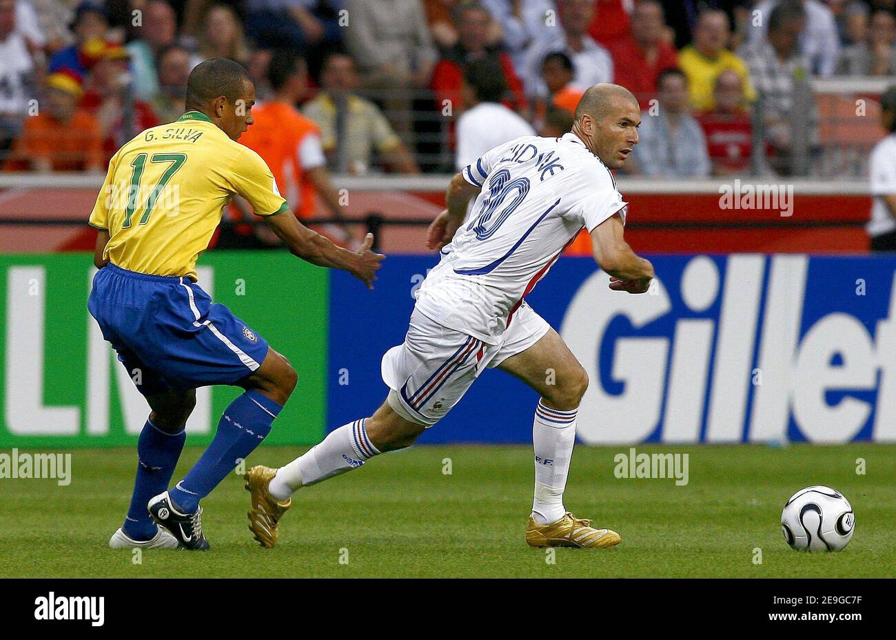 1,089 Quarter Final Match Brazil V France World Cup 2006 Stock