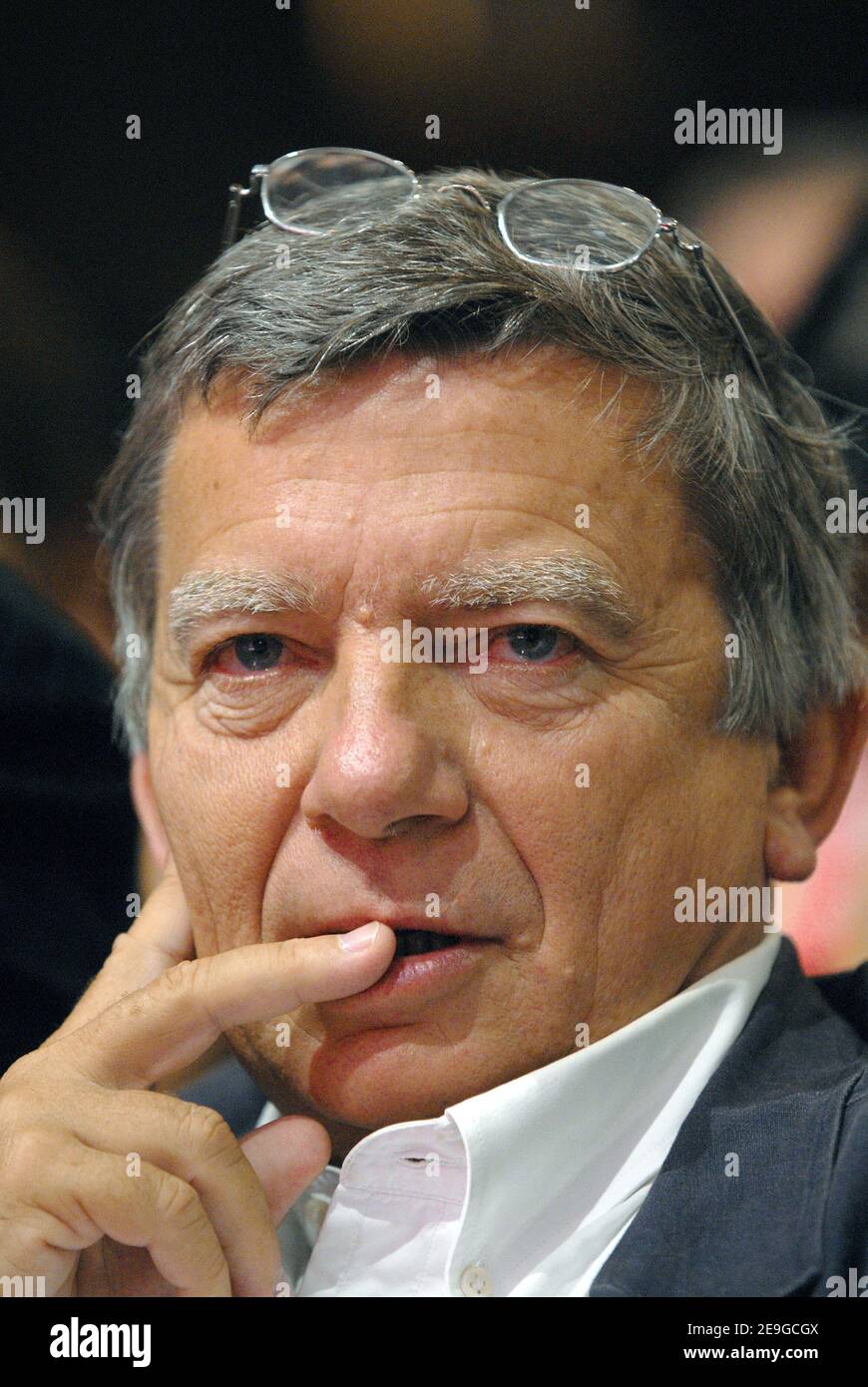 Socialist party member Jean Glavany during the Socialist National  Convention meeting at the 'Maison de la Mutualite' in Paris, France, on  July 1, 2006. Photo by Christophe Guibbaud/ABACAPRESS.COM Stock Photo -  Alamy