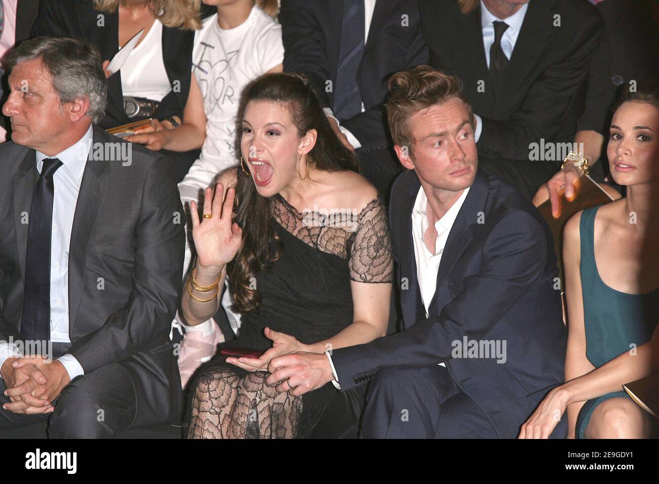 Liv Tyler and her husband Royston Langdon attend Dior's Haute-Couture fall-winter 2007 collection presentation held at the Polo Club in Paris, France, on July 5, 2006. Photo by Nebinger-Taamallah/ABACAPRESS.COM Stock Photo