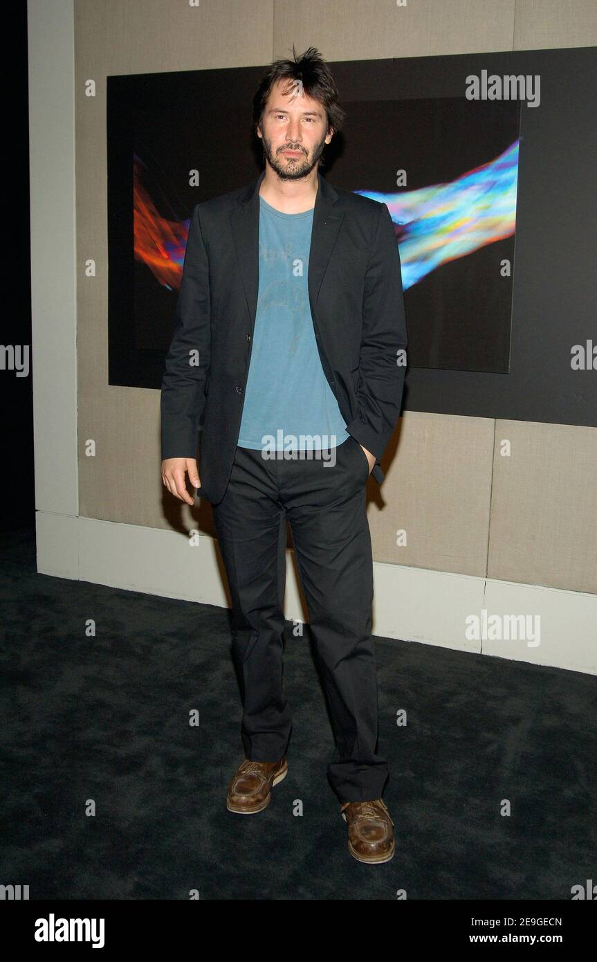 Keanu Reeves attends The Film Society of Lincoln Center's screening of 'A Scanner Darkly' in New York City, New York, USA on July 5, 2006. Photo by Gregorio Binuya/ABACAPRESS.COM Stock Photo