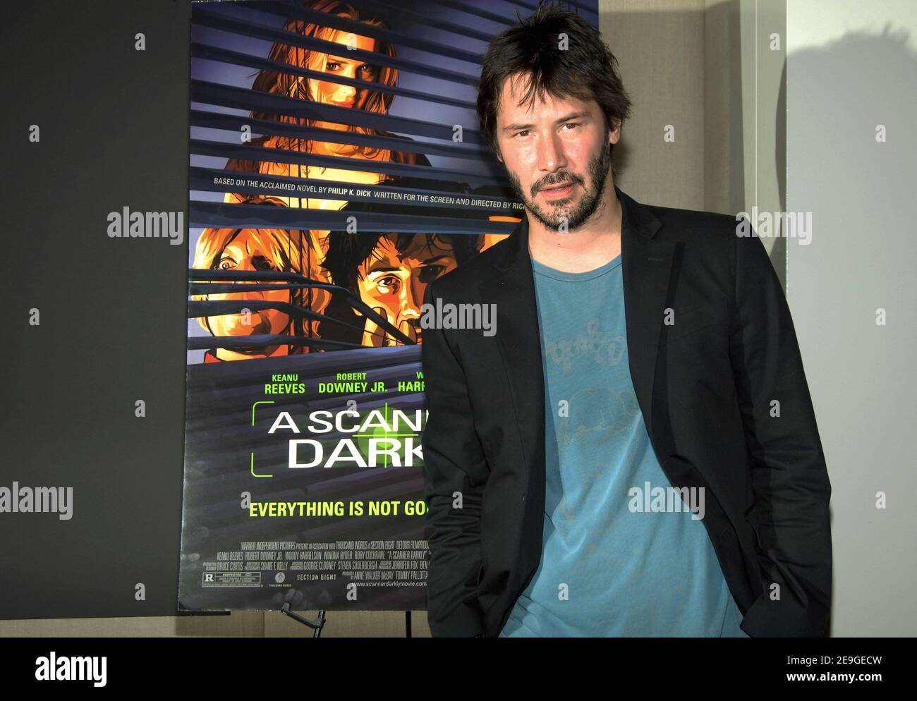 Keanu Reeves attends The Film Society of Lincoln Center's screening of 'A Scanner Darkly' in New York City, New York, USA on July 5, 2006. Photo by Gregorio Binuya/ABACAPRESS.COM Stock Photo