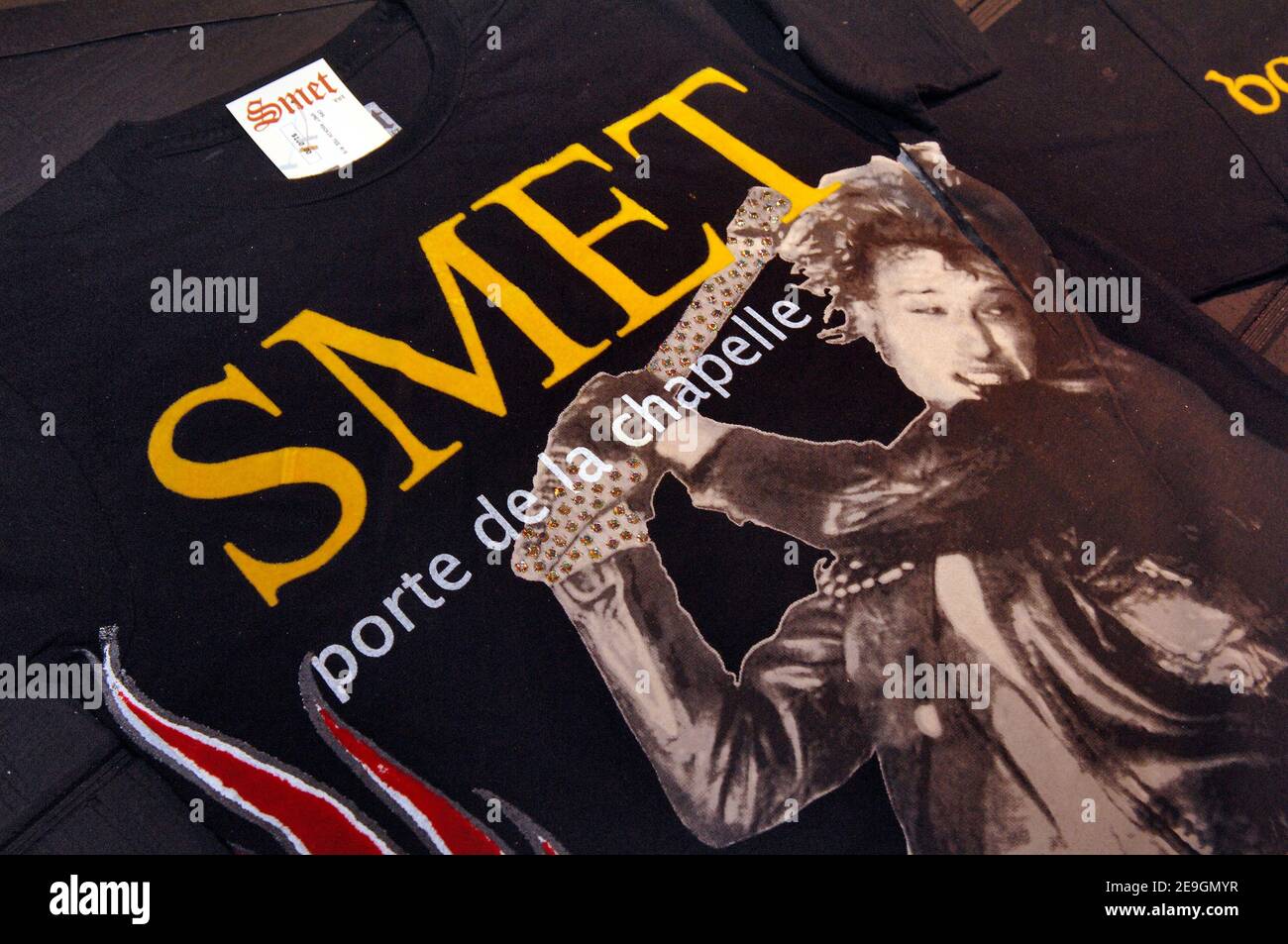 Christian Audigier presents 'Smet ', his latest fashion collection honoring  French rock legend Johnny Hallyday in his store of Melrose Avenue in Los  Angeles, CA, USA on July 29, 2006. Photo by