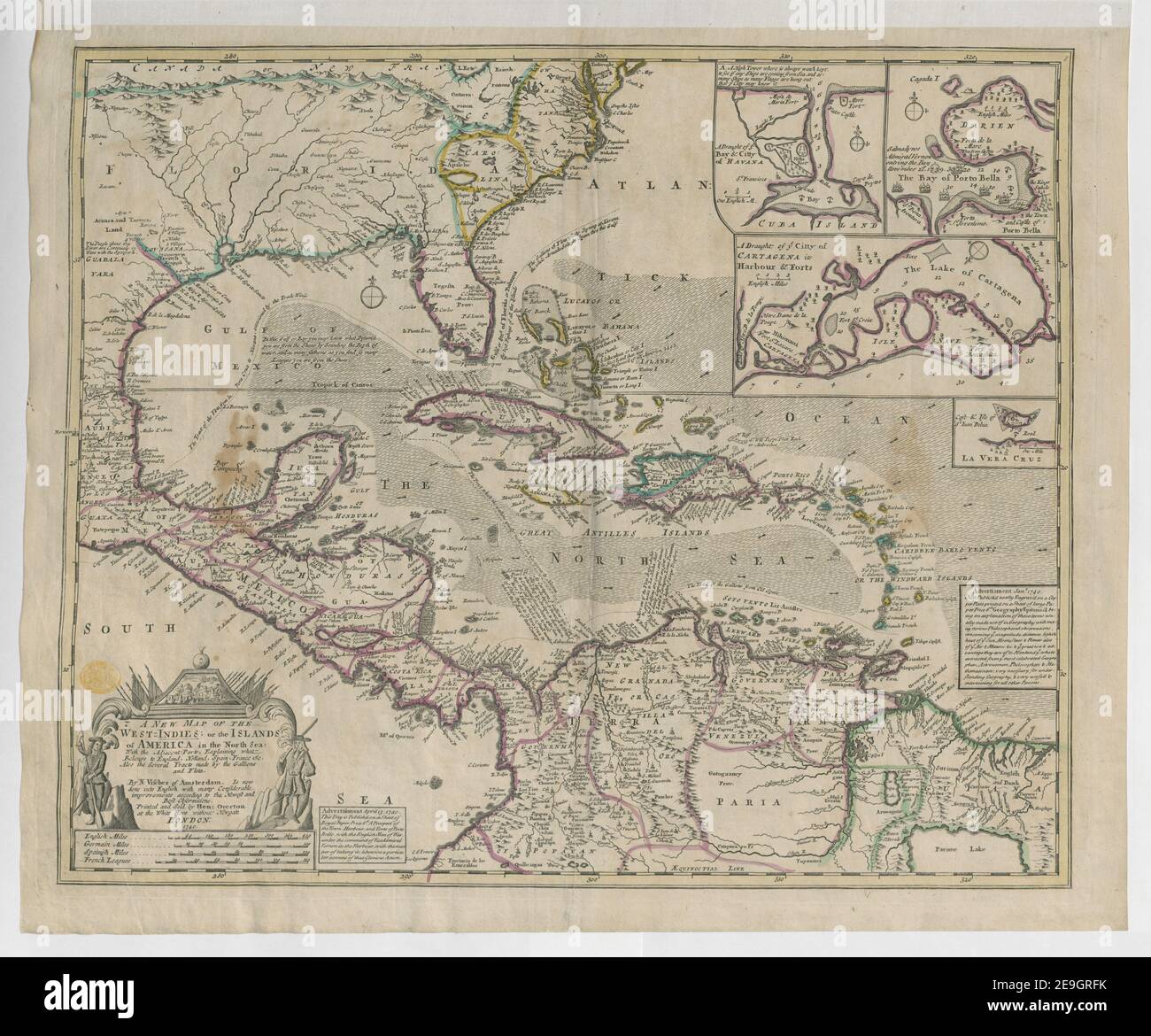 A New Map Of The West Indies Or The Islands Of America In The North Sea Author Visscher Nicolaes 123 8 Place Of Publication London Publisher Printed And Sold By Hen Overton At A New Map Of The West Indies Or The Islands Of America In The North Sea Author Visscher Nicolaes 123 8 Place Of Publication London Publisher Printed And Sold By Hen Overton At