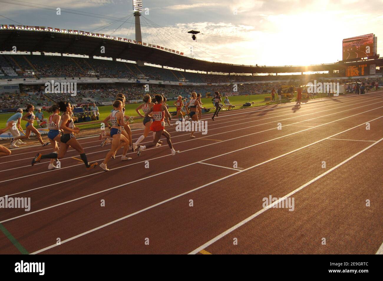 Atmosphere on 10000 women final during the European Track and Field